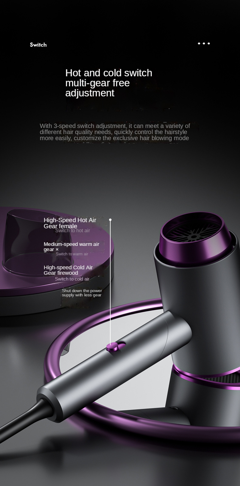 Factory Directly Wholesale Rechargeable High Power Professional Manufacture Hair Dryer