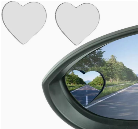 Miroir en forme de coeur