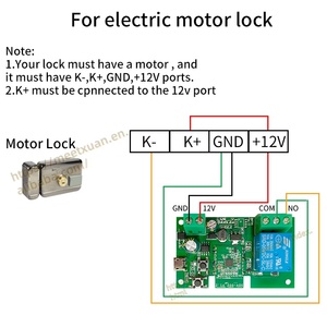 Ewelink WIFIスイッチ1CHモジュール10AリレーコントローラDC 7-32V 12V 24Vジョグセルフロック