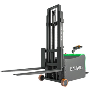 フォークリフトRTS101000KGカウンターバランス電気フォークリフト<span class=keywords><strong>3m</strong></span>リフト高さセルフローディングスタッカー