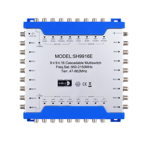 CE เครื่องรับสัญญาณดาวเทียมดิจิตอล diseqc 1.2 10 in 16 OUT น้ำตกสวิตช์หลาย950 ~ 2150MHz - Product Image 6