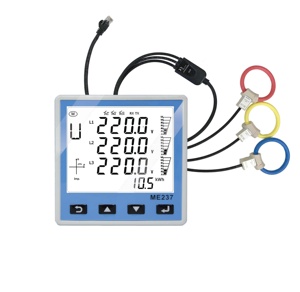 Mejor Producto ME237 multifunción LCD digital 8 dígitos LCD AC energía medidor de energía solar fotovoltaica generación monitor - Product Image 3