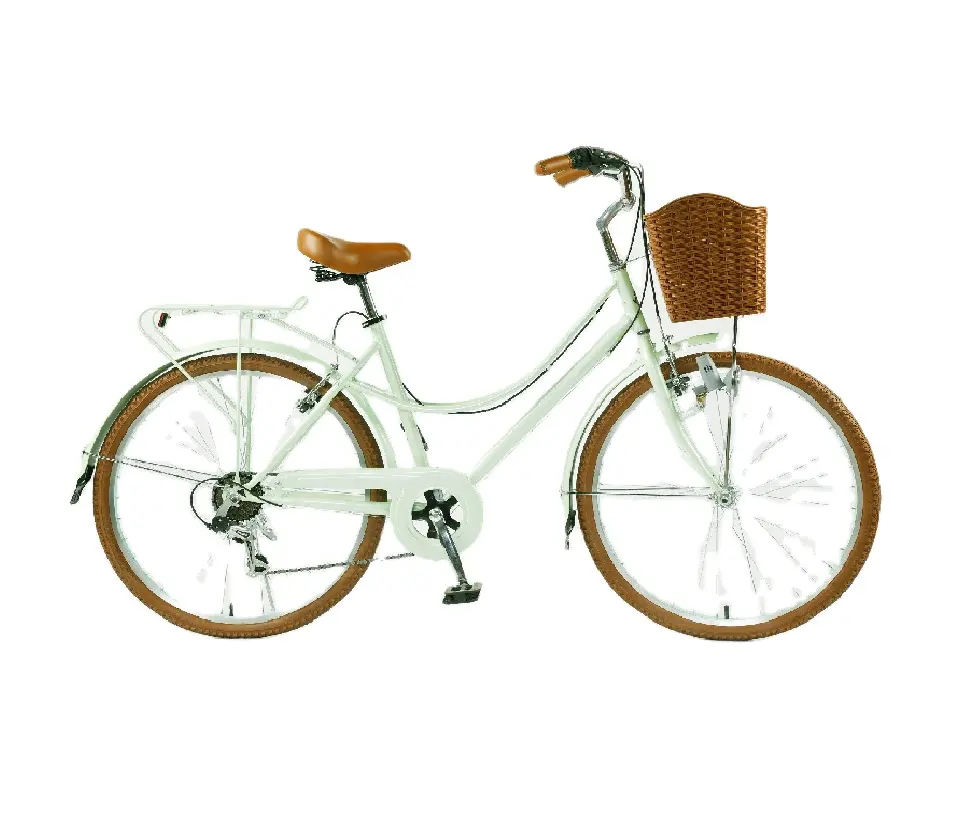 Phoenix yeni tasarım 26 inç çelik çerçeve şehir bisikleti 7-Speed şehir bisikleti kadın Vintage bisiklet