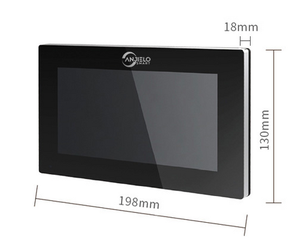 Anjielo rfid תומך wifi ו-hd וידאו אינטרקום טלפון נייד שליטה מרחוק דלת חמש שיטות פתיחת דלת חמש דלתות