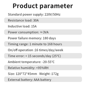 Großhandel NBL316T-X digitaler elektronischer Timer intelligenter programmierbarer Timer digitaler Timer-Schalter Zeitregelung - Product Image 4