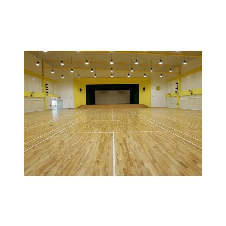 Avant sistem lantai kayu keras untuk dalam ruangan lapangan basket Badminton lapangan lapangan lapangan lapangan bola voli lantai olahraga parket lantai Birch