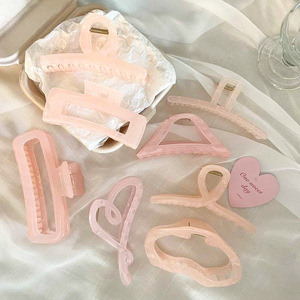 Phụ Nữ Cao Cấp Của Tóc Claw Bun Thanh Lịch Thạch Acrylic Cá Mập Clip Cao Cấp Nhựa PC Trở Lại Đầu Phụ Kiện Cho Mùa Xuân Mùa Hè - Product Image 3