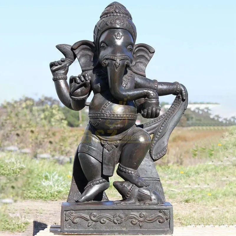 Gran oferta, arte de Metal, escultura de Dios hindú, gran señor, bronce, Ganesha, estatua de jardín, escultura