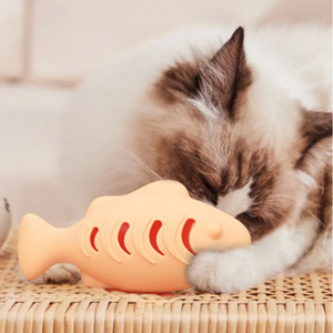 環境に優しいシリコーン猫ミントボールおもちゃ耐久性のあるインタラクティブペット魅力キャットニップ付き - Product Image 1