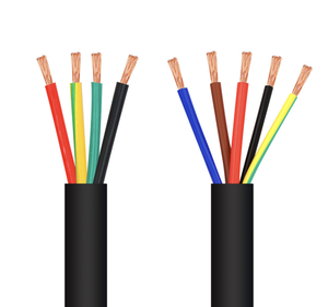 Bakır kablo esnek kablo RVV, 2 3 4 5 çekirdek 0.75 1 1.5 2.5 4 6mm elektrik kablo tel H05VV-F güç kablosu - Product Image 5