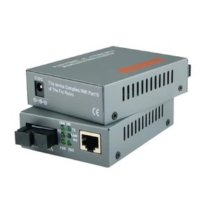 1000Mbps网联千兆SC端口3公里HTB-GS-03 AB光纤媒体收发器转换器，带5V 1A电源适配器 - Product Image 2