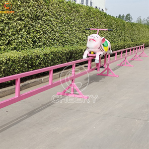 遊園地設備人力レースゲームファーム動物ハッピーカメウサギレーストラック - Product Image 6