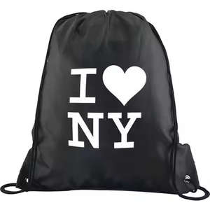 Venta al por mayor Profesional dibujar Paquete de cuerda con logotipo diseñador bolsas con cordón personalizado mochila de cuerda - Product Image 1