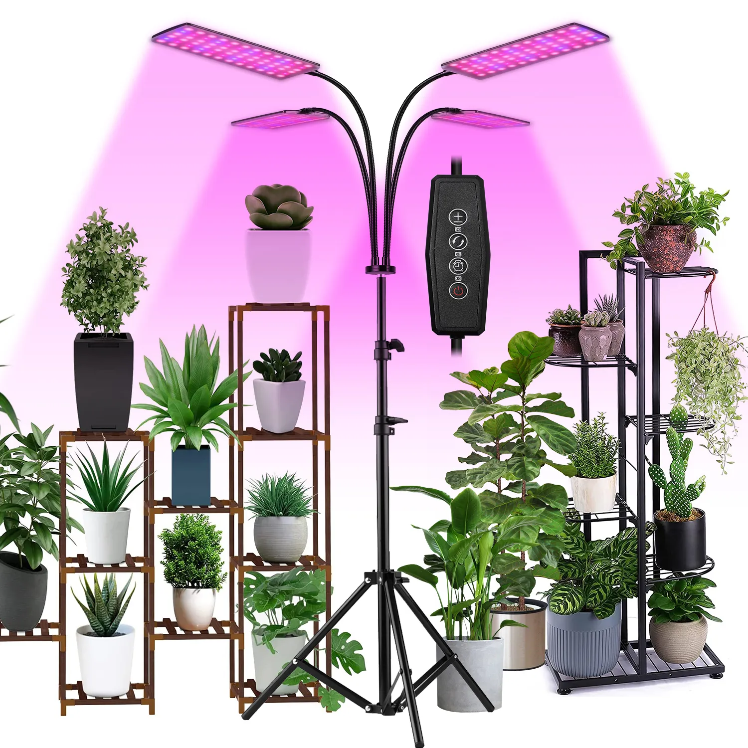 ETL-gelistete hochwertige LED Grow Light Voll spektrum mit Stativ ständer PhytoLamp für Zimmer pflanzen
