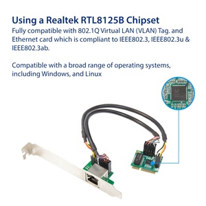 2.5ギガビットイーサネットミニPCI-eネットワークインターフェイスカード - Product Image 3