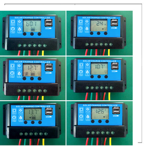 GCSOAR 12V 24V Manual Pwm Controlador de carga solar 10a - Product Image 3