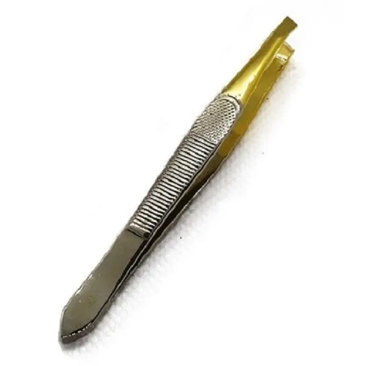 Pinzette professionali per sopracciglia pinze per ciglia in acciaio inossidabile oro pinzette colorate per la depilazione strumenti per il trucco di bellezza in metallo