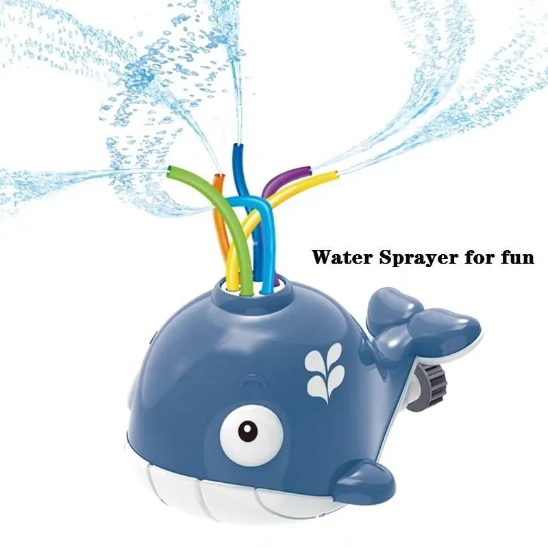 Samtoy Summer Toys gioco di sport all'aria aperta Whale Sprinkler Splash Toy Backyard Water Spray Sprinkler Kid Toy