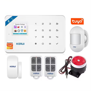 KERUI W181 WIFI GSM sistema de seguridad de alarma antirrobo Tuya sistema de alarma inteligente para el hogar Detector PIR Sensor de puerta sistema de alarma inalámbrico - Product Image 1