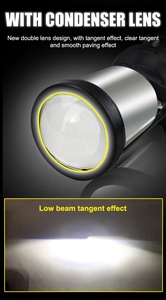 EVITEK หลอดไฟหน้า <span class=keywords><strong>Led</strong></span> เลนส์ Y8มินิ <span class=keywords><strong>Led</strong></span>,โปรเจกเตอร์ขนาดเล็ก H4 - Product Image 4