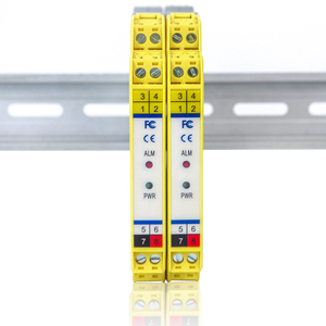 1 In 2 Out 4-20mA入力0-10V出力アナログ信号アイソレータートランスミッター24Vdc電源信号コンバータートランス - Product Image 1