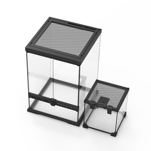 Sürüngen şeffaf Pet muhafaza yılan kafes cam sürüngen teraryum için yılan kertenkele - Product Image 1