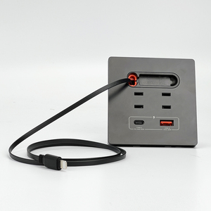 多功能台式电源墙板20w C型快速充电插座带扩展电缆的USB插座 - Product Image 1