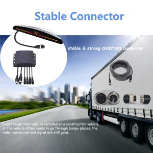 Pantalla LED de 4 sensores, sistema de sensores de estacionamiento inverso para coche, Ayuda de marcha atrás, Detector de punto ciego impermeable, Sensor de estacionamiento - Product Image 2