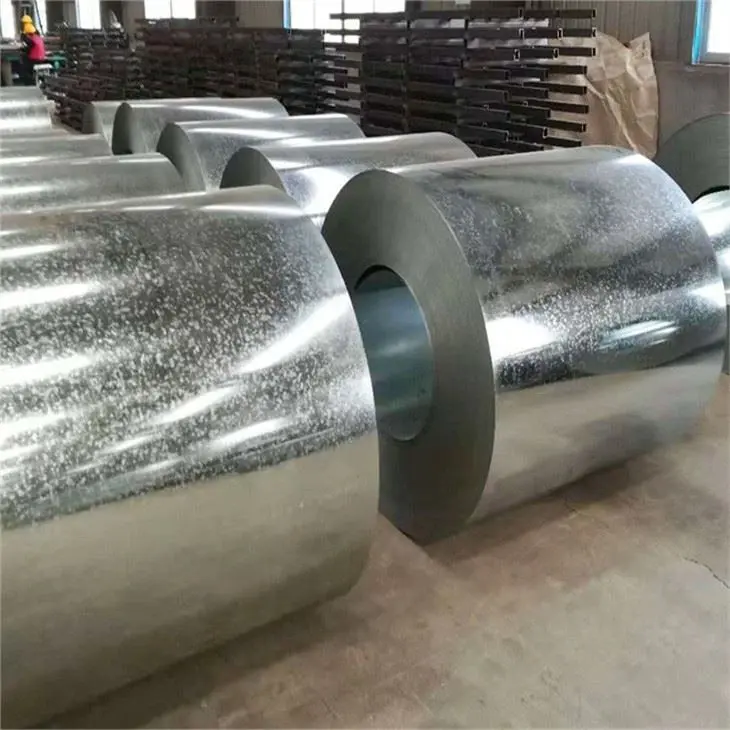 Bande d'acier gi galvanisé fabricants de rouleaux de tôles gi tôle de fer galvanisée bobine galvanisée g60