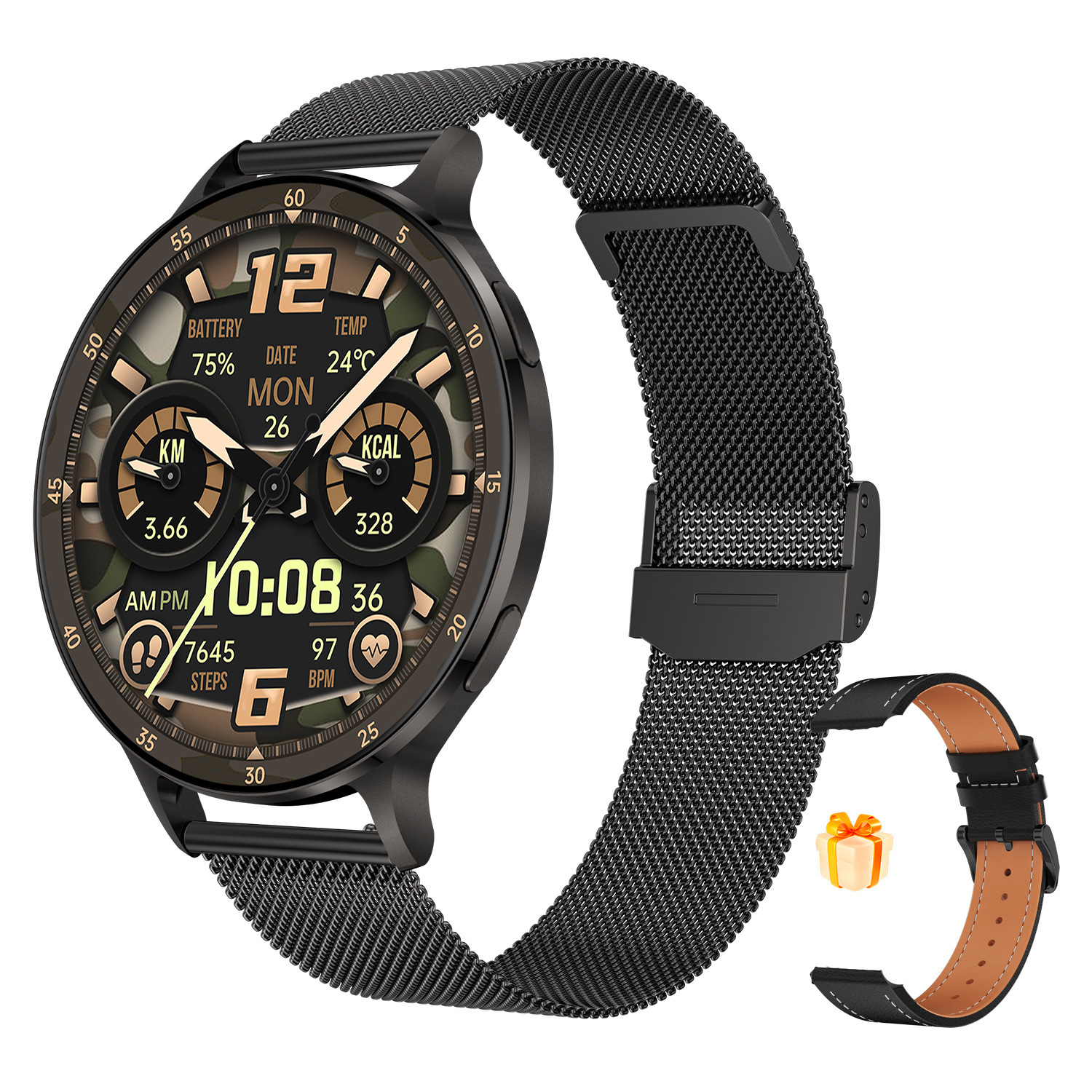 Km100-silver (silicone belt steel belt)