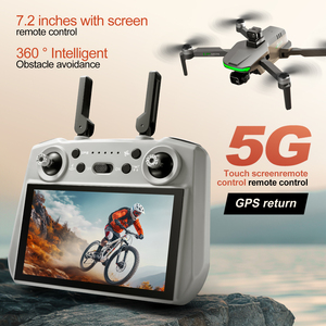 Yeni S155 fırçasız Drone ile 7.2 inç büyük ekran 5G röle üç eksenli Gimbal GPS dönüş uzaktan kumanda kamera ile donatılmış - Product Image 5
