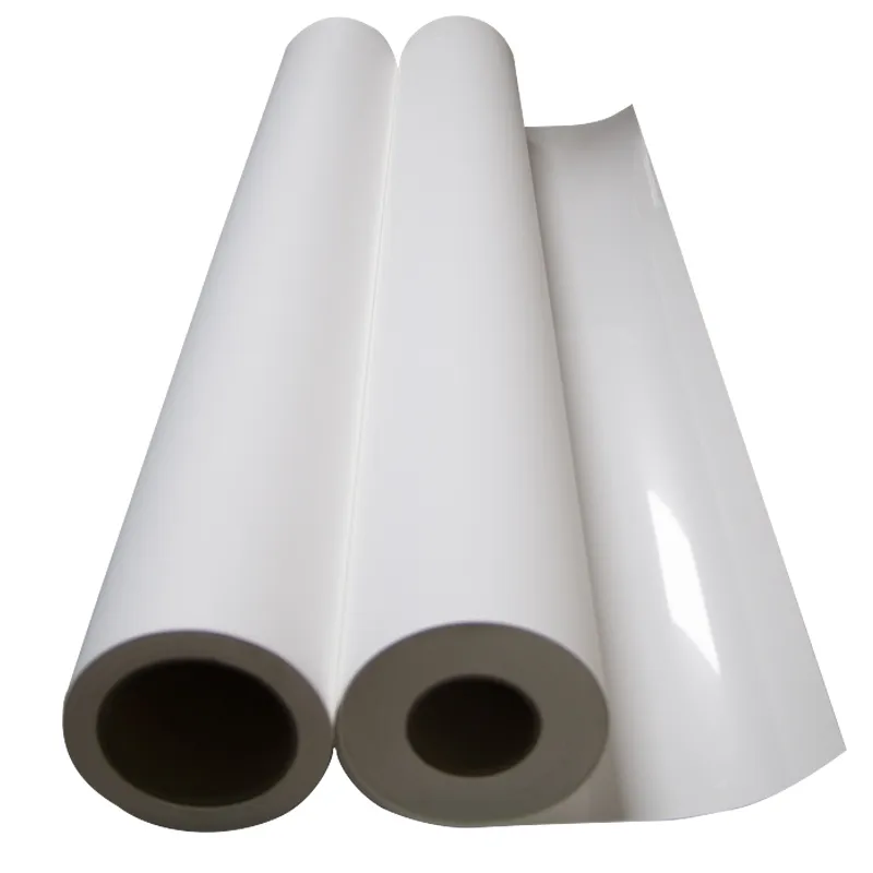 Selbst klebendes PP-Synthetik papier auf Wasserbasis für den Innenbereich Weißes Inkjet-Autoklebe-PP-Papier Wasser farbstoff-und Pigment tinten druckpapier