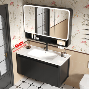 Kết hợp Vanity sơn mài hiện đại với Gương LED và hiệu quả tổ chức cho phòng tắm và phòng ngủ không lộn xộn - Product Image 2