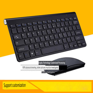 Combo de ratón y teclado inalámbrico ultradelgado de tamaño completo 2,4G para ordenador portátil, PC de escritorio, juego de teclado y ratón inalámbricos - Product Image 3