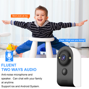 V380 New Home AI Intelligent <strong>Motion</strong> <strong>Detection</strong> Voice <strong>Intercom</strong> with Monitor Battery Shaker Wireless WiFi Indoor Camera - Product Image 4