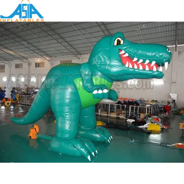 Raksasa Iklan Inflatable Green Dragon Pop Dinosaurus untuk Parade Pameran