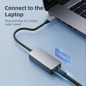 2500mbps 2.5g Usb tip C Rj45 Ethernet ağ için Thunderbolt 3 Macbook M1 iPad Pro Lan kartı dönüştürücü - Product Image 3