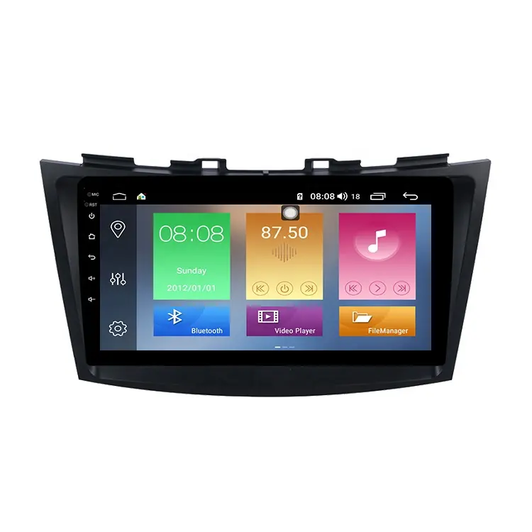 IOKONE สเตอริโอ DVD Auto GPS มัลติมีเดียวิทยุรถอุปกรณ์เสริมสำหรับ Suzuki Swift 2011 2012 2013 2014 2015