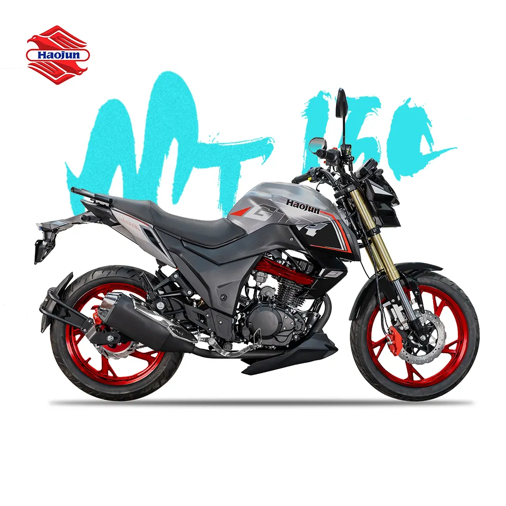 Haojun 150cc 200ccスピードバイク高品質単気筒4ストロークエンジンガソリンバイク