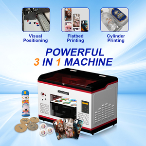 Erasmart A3 MAX UVフラットベッドインクジェットプリンター用視覚CCDポジショニング用ガラスウッドメタルPVC & レザーカードプリンター用 - Product Image 4