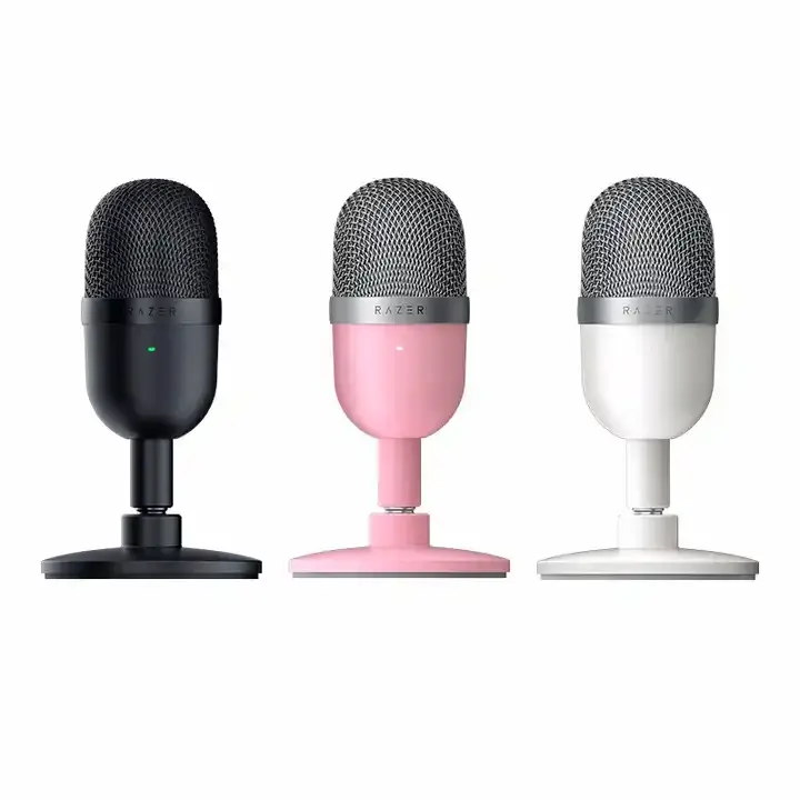 Draagbare Roze Witte Razer Seiren Mini Seiren Elite Seiren Emote Usb Gaming Microfoon Spel Live Microfoon