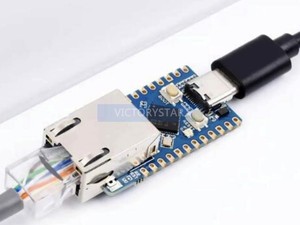 <strong>Raspberry</strong> <strong>Pi</strong> RP2040 microcontroller development board onboard CH9120 ETH RJ45 <strong>Ethernet</strong> por RP2040