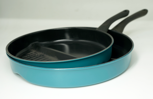 Thương mại sắt Cookware Set cho nhà hàng khách sạn 30cm Frypan với 3 đơn vị 25cm Fry <span class=keywords><strong>Pan</strong></span> với 2 đơn vị kim loại chảo nấu ăn - Product Image 5