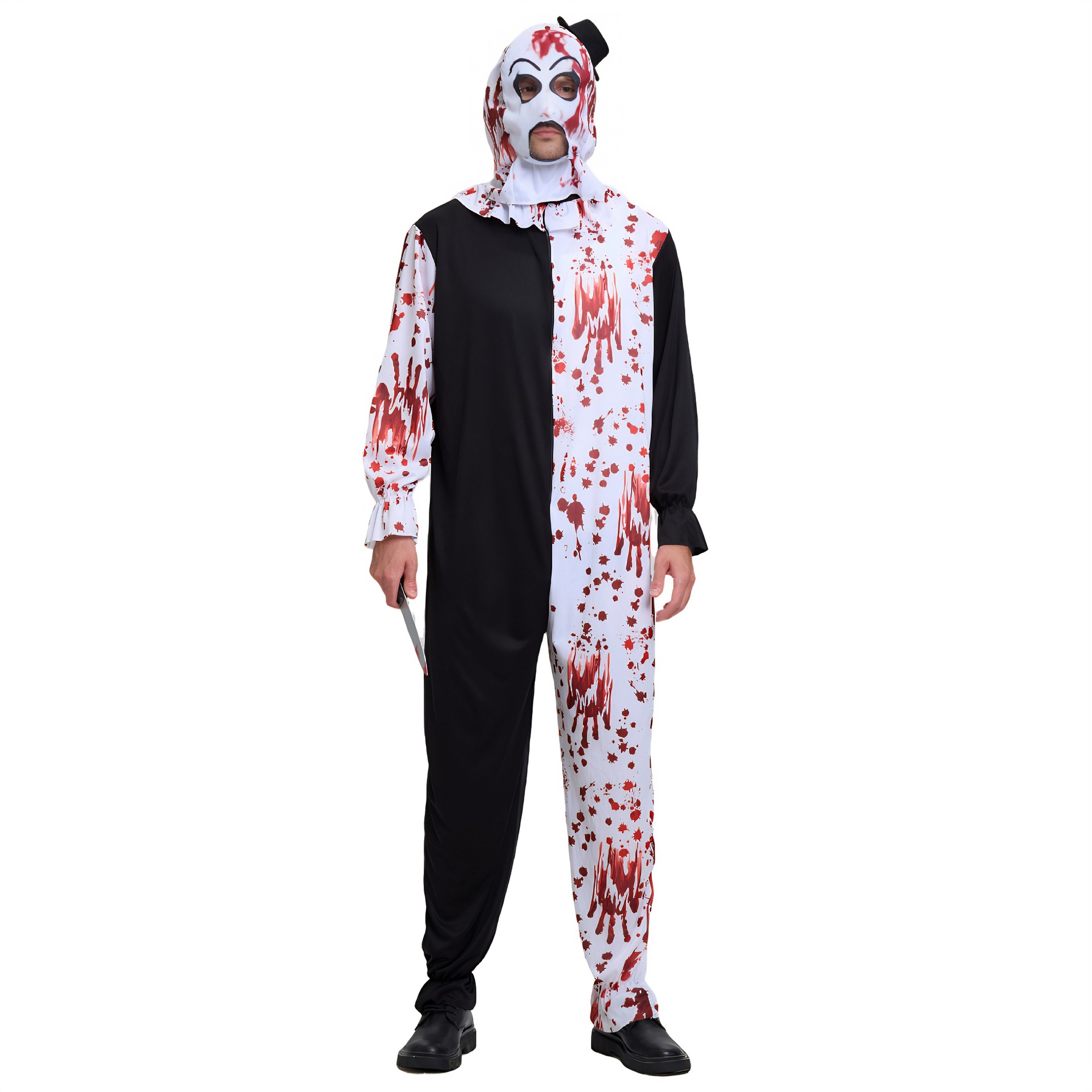 Bloody clown 3-piece set-clothes-hat-mask