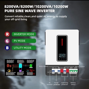 YAHONG 10.2kw On/Off Grid Pure Sine Wave Solar Inverter Dual <strong>Output</strong> and Dual PV <strong>Input</strong> <strong>Single</strong> Phase - Product Image 6
