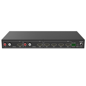 4K60 4x2 HDMI Multiviewer Seamless UHD Video Matrix Switcher Sin comprimir hasta 8 modos de visualización para sistema de cine en casa