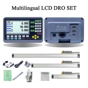 Lettura digitale a 2 assi LCD multilingue di fabbrica HXX Dro con Encoder a scala lineare per fresatrice/tornio/rettificatrice - Product Image 6