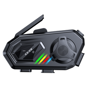 Sistema de comunicación de casco de largo alcance para 8 personas, intercomunicador inalámbrico para motocicleta, Chipset dual para compartir audio inteligente, 2 unidades - Product Image 1