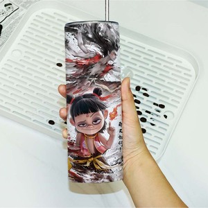 Özelleştirilmiş 20 oz paslanmaz çelik yalıtımlı vakum seyahat kupa Modern tasarım işareti su bardağı kahve kupa ısıtıcı sıcak içecekler sürahi - Product Image 4