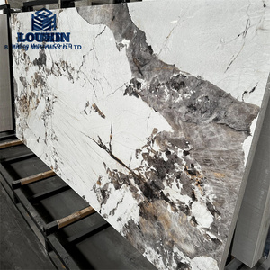 Chine 3200mm Big Porcelain Slab Pandora Marble Looking Tiles Sintered Stone for Wall Background - Product Image 6